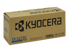 Original Toner Kyocera TK-5270C Cyan 1T02TVCNL0 6000 Pág. 6000 Pág.