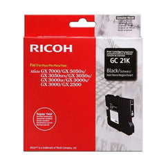 Ricoh GC21K Negro Cartucho de Tinta de Sublimacion Generico - Reemplaza 405532/405536