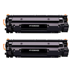 Generico HP CE285A/CE278A/CB435A/CB436A Negro Pack de 2 Cartuchos de Toner Genericos - Reemplaza 85A/78A/35A/36A
