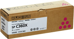 Ricoh Aficio SP-C361 Magenta Cartucho de Toner Original - 408252/SPC360X