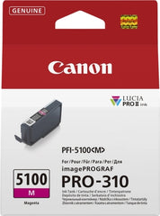 Canon PFI5100 Magenta Cartucho de Tinta Original - 6954C001/PFI-5100M