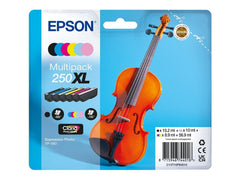 Epson 250XL Pack de 6 Cartuchos de Tinta Originales - C13T16P84010