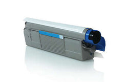 OKI C612 Cyan Cartucho de Toner Generico - Reemplaza 46507507