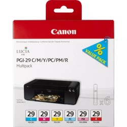 Canon PGI29 Pack de 6 Tinteiros Originais - 4873B005
