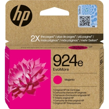 HP 924e XL Magenta Tinteiro Original - 4K0U8NE