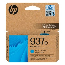 HP 937e XL Ciano Tinteiro Original - 4S6W6NE