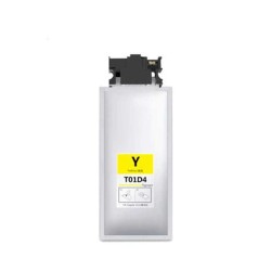 Epson T01D4/T01C4 Amarelo Tinteiro Pigmentada Compatível - Substitui C13T01D400/C13T01C400