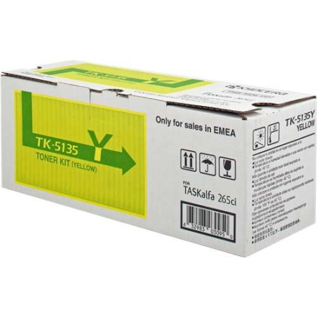 Original Toner Kyocera TK-5135Y Yellow 1T02PAANL0 5000 Pág.