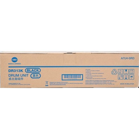 Konica Minolta DR313 Preto Tambor de Imagem Original - DR313K/A7U40RD (Drum)