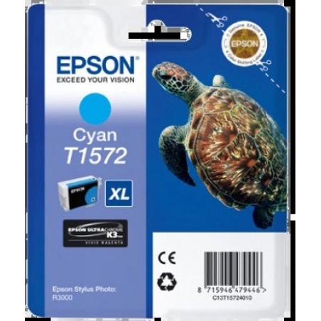 Epson T1572 Ciano Tinteiro Original - C13T15724010