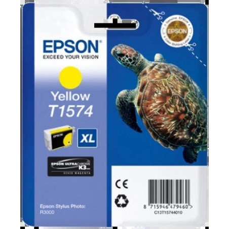 Epson T1574 Amarelo Tinteiro Original - C13T15744010