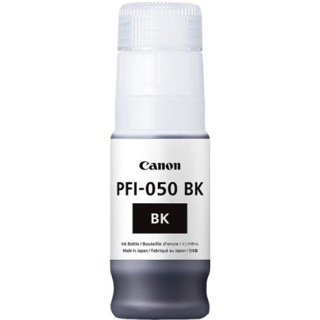 Canon PFI050 Preto Garrafa de Tinta Original - 5698C001/PFI-050BK