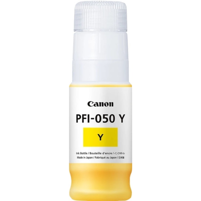 Canon PFI050 Amarelo Garrafa de Tinta Original - 5701C001/PFI-050Y
