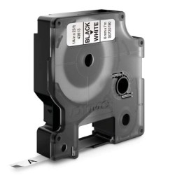 Dymo D1 Fita de Etiquetas Original para Rotuladora - Texto Preto sobre fondo Branco - Largura 6mm x 7 metros - S0720780