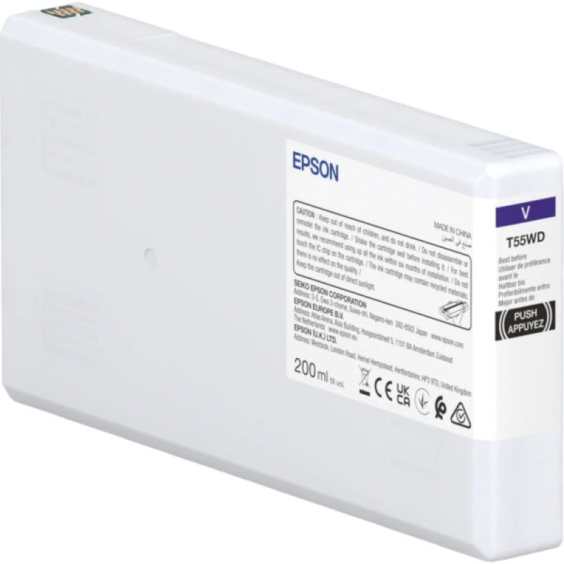 Epson T55WD Violeta Tinteiro Original - C13T55WD00