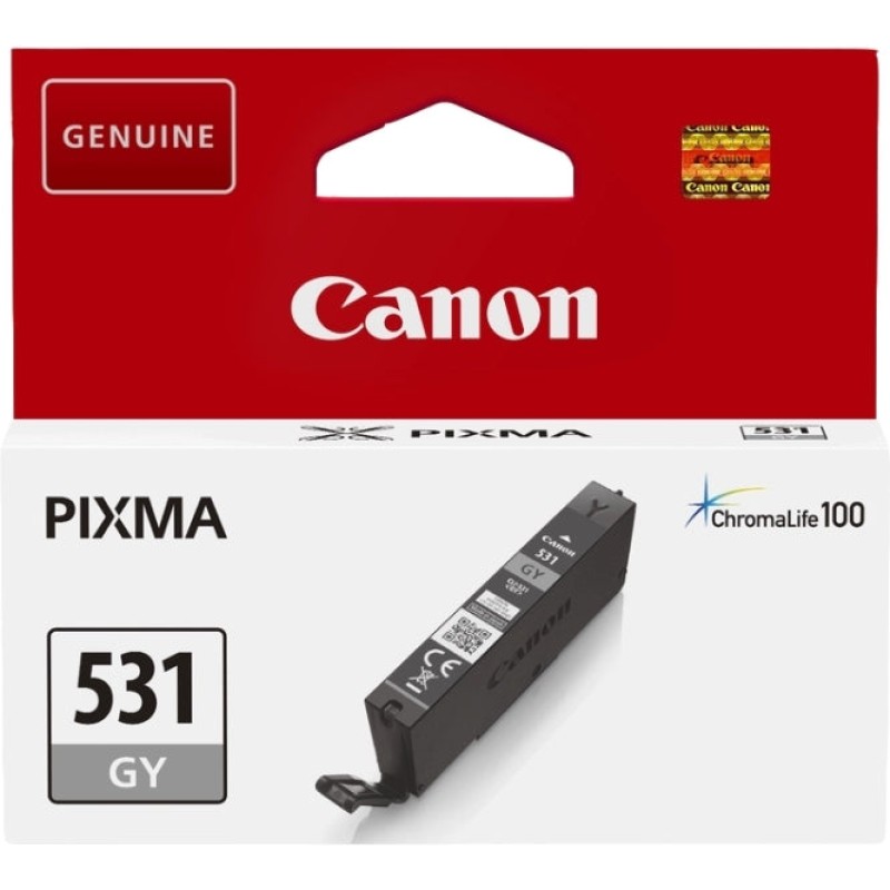 Canon CLI531 Cinzento Tinteiro Original - 6122C001/CLI531GY