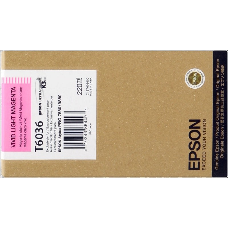 Epson T6036 Magenta Light Tinteiro Original - C13T603600