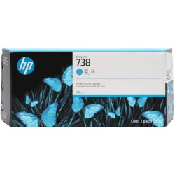 HP 676M6A Ciano Tinteiro Original - 738