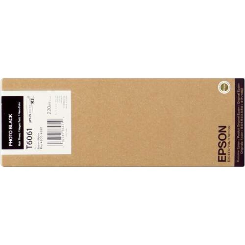 Epson T6061 Preto Photo Tinteiro Original - C13T606100