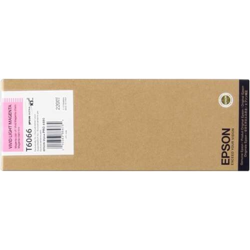 Epson T6066 Magenta Light Vivido Tinteiro Original - C13T606600