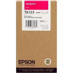 Epson T6123 Magenta Tinteiro Original - C13T612300