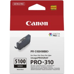 Canon PFI5100 Preto Mate Tinteiro Original - 6951C001/PFI-5100MBK