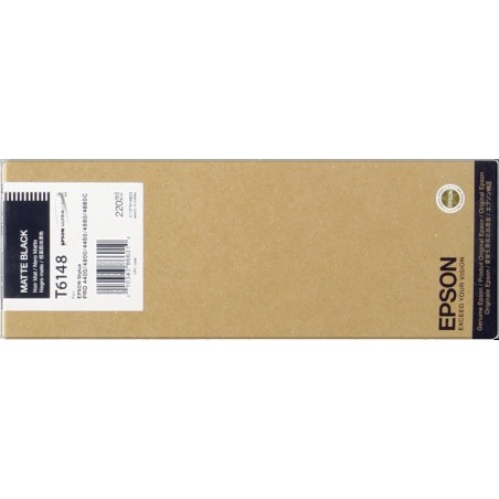 Epson T6148 Preto Mate Tinteiro Original - C13T614800