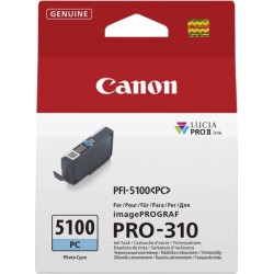 Canon PFI5100 Ciano Photo Tinteiro Original - 6956C001/PFI-5100PC