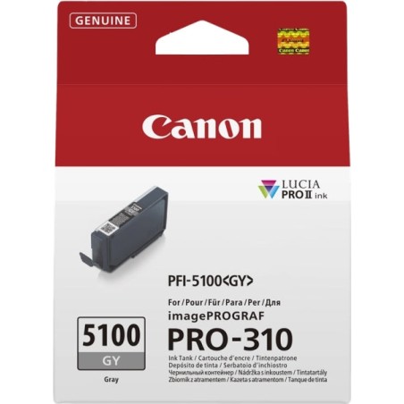 Canon PFI5100 Cinzento Tinteiro Original - 6959C001/PFI-5100GY