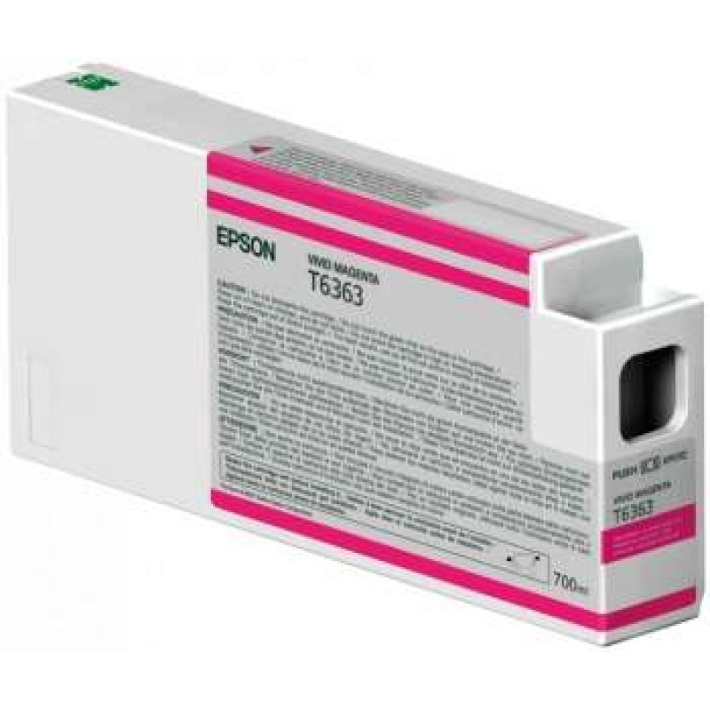 Epson T6363 Magenta Vivido Tinteiro Original - C13T636300