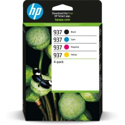 HP 937 Pack de 4 Tinteiros Originais - 6C400NE