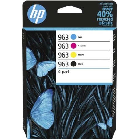 HP 963 Pack de 4 Tinteiros Originais - 6ZC70AE