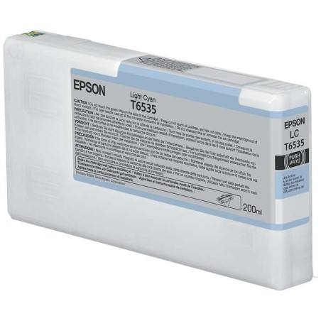 Epson T6535 Ciano Light Tinteiro Original - C13T653500