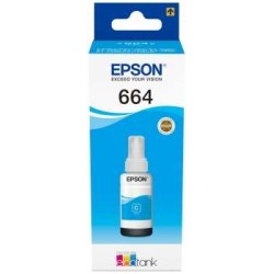Epson T6642 Cyan Garrafa de Tinta Original - C13T664240