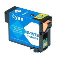 Epson T1572 Cyan Tinteiro Pigmentada Compatível - Substitui C13T15724010