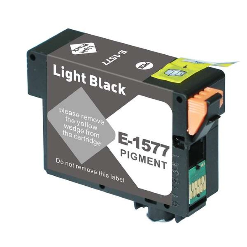 Epson T1577 Preto Light Tinteiro Pigmentada Compatível - Substitui C13T15774010