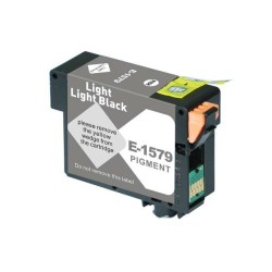 Epson T1579 Preto Light Light Tinteiro Pigmentada Compatível - Substitui C13T15794010