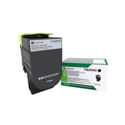 Lexmark CS317/CS417/CS517/CX317/CX417/CX517 Preto Cartucho de Toner Original - 71B20K0/71B0010
