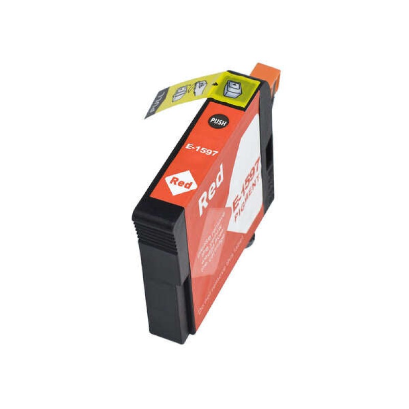 Epson T1597 Vermelho Tinteiro Pigmentada Compatível - Substitui C13T15974010