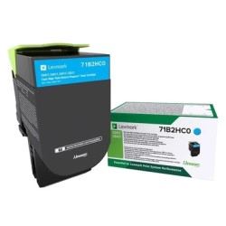 Lexmark CS417/CX417/CS517/CX517 Ciano Cartucho de Toner Original - 71B2HC0/71B0H20