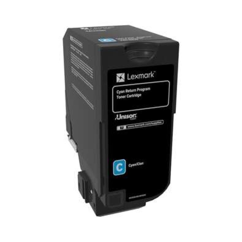 Lexmark CS720/CS725/CX725 Ciano Cartucho de Toner Original - 74C20C0