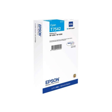 Epson T7542 Ciano Tinteiro Original - C13T754240/C13T75424N