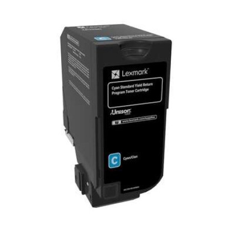 Lexmark CS720/CS725/CX725 Ciano Cartucho de Toner Original - 74C2SC0
