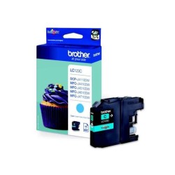 Brother LC123 Cyan Tinteiro Original - LC123CBP