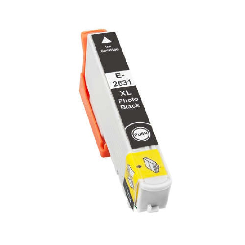 Epson T2631/T2611 (26XL) Preto Photo Tinteiro Compatível - Substitui C13T26314012/C13T26114012