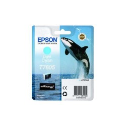 Epson T7605 Ciano Light Tinteiro Original - C13T76054010
