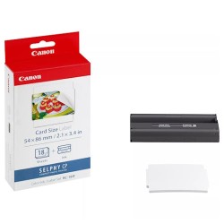 Canon KC-18IF Pack de de Tinta de Cor + 18 Folhas de Papel Adhesivo 54x86mm