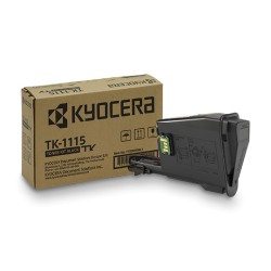 Original Toner Kyocera TK-1115 Preto 1T02M50NL1 1600 Pág.