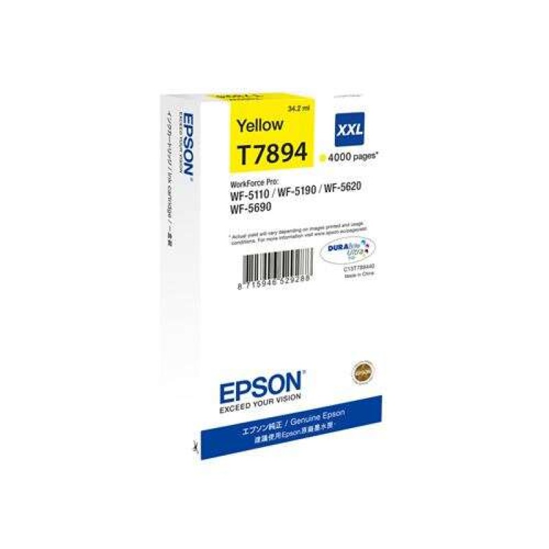 Epson T7894 Amarelo Tinteiro Original - C13T789440