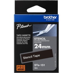Brother STe151 Fita de Identificacion Original - Largura 24mm x 3 metros